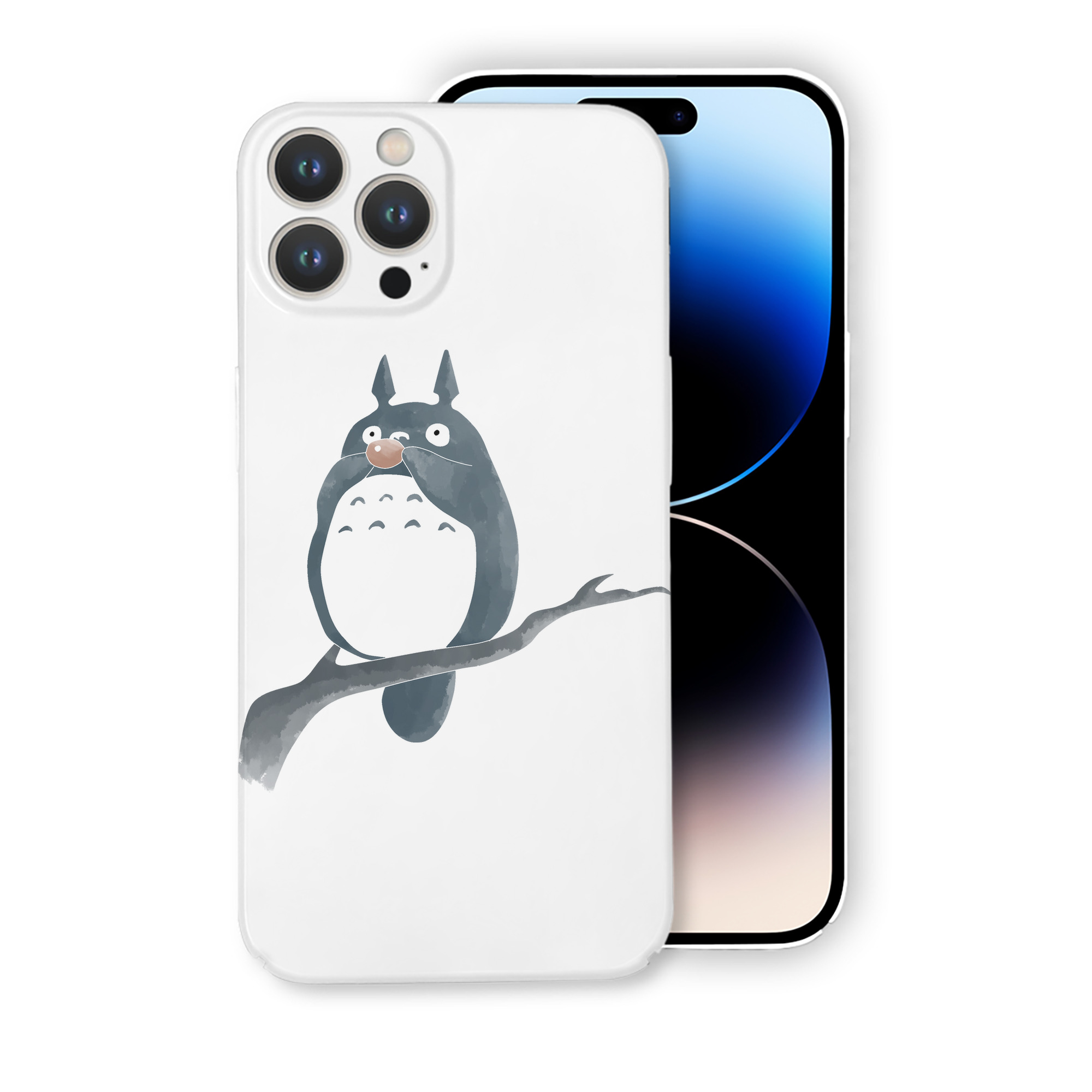 （画像用） となりのトトロ 草壁メイ 草壁サツキ My Neighbor Totoro Satsuki Kusakabe Mei Kusakabe 【iPhone 14シリーズ対応】ハードケース
